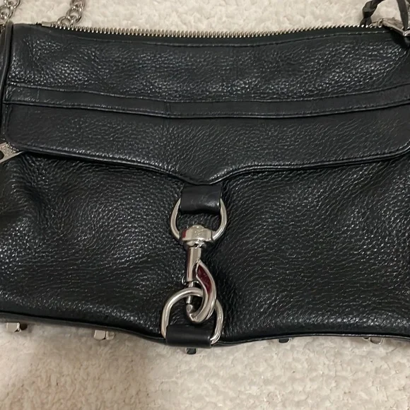 Rebecca Minkoff Mac Crossbody Black Leather Bag - Picture 4 of 6